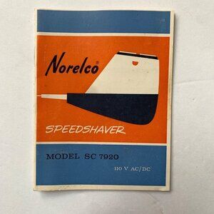 Norelco Speedshaver SC 7920 Owner's Manual